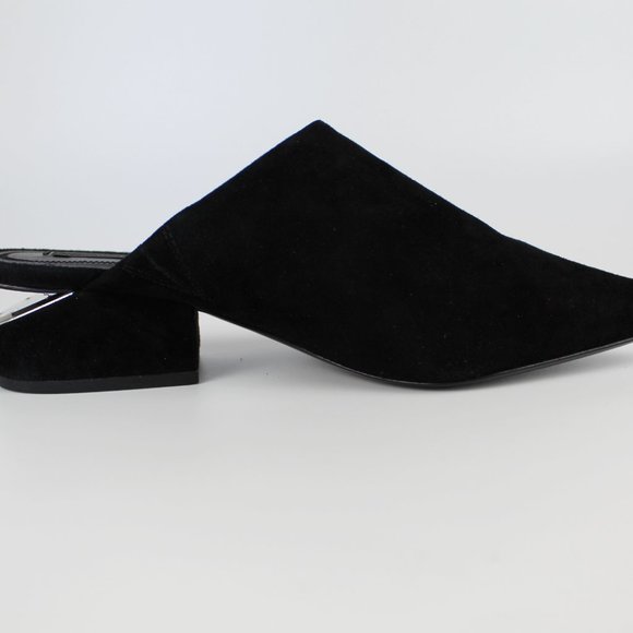NEW Alexander Wang Pointy Toe Suede Mule - Picture 14 of 16